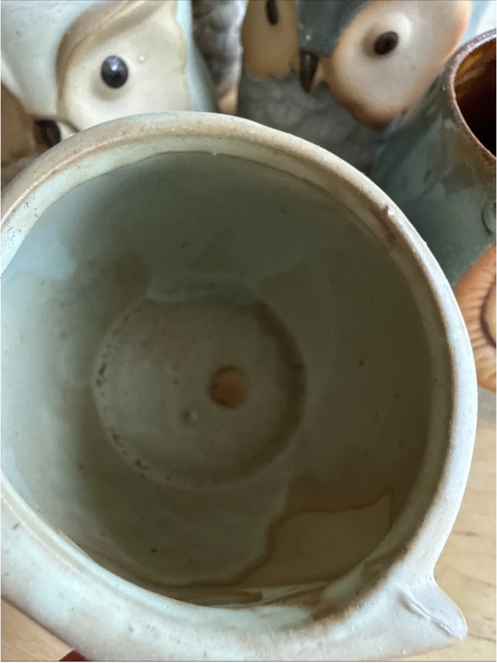 Small Ceramic Owl Succulent Planter Pots Set of 6